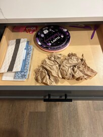 A drawer in the kitchen!