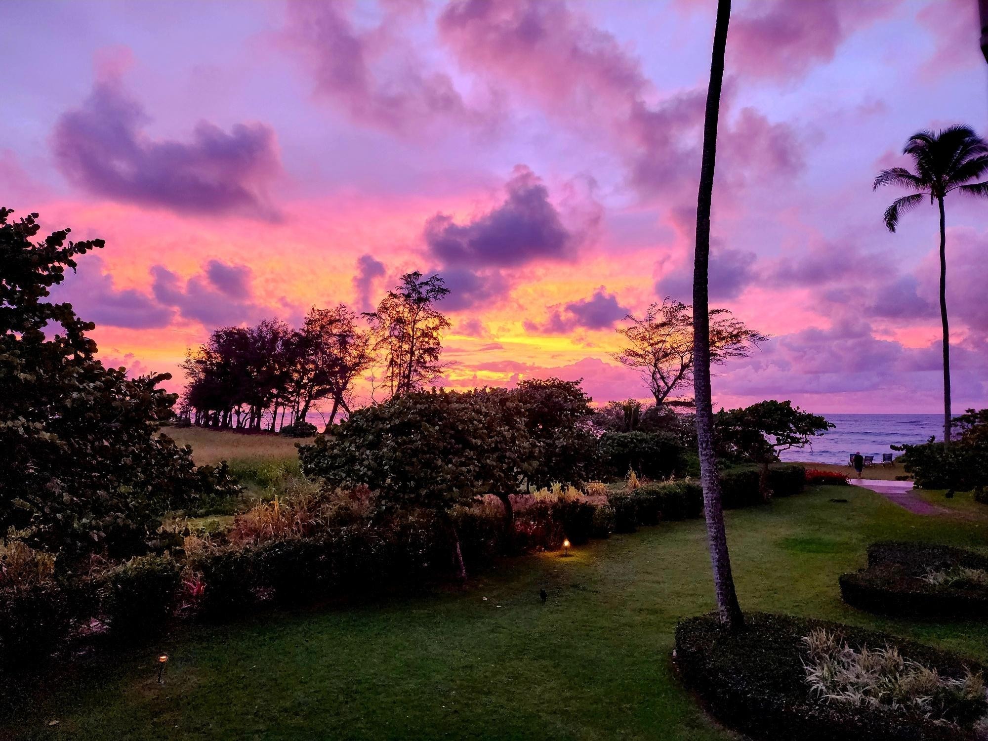 Sunrise from balcony