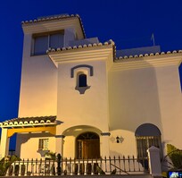 Villa in morning.
