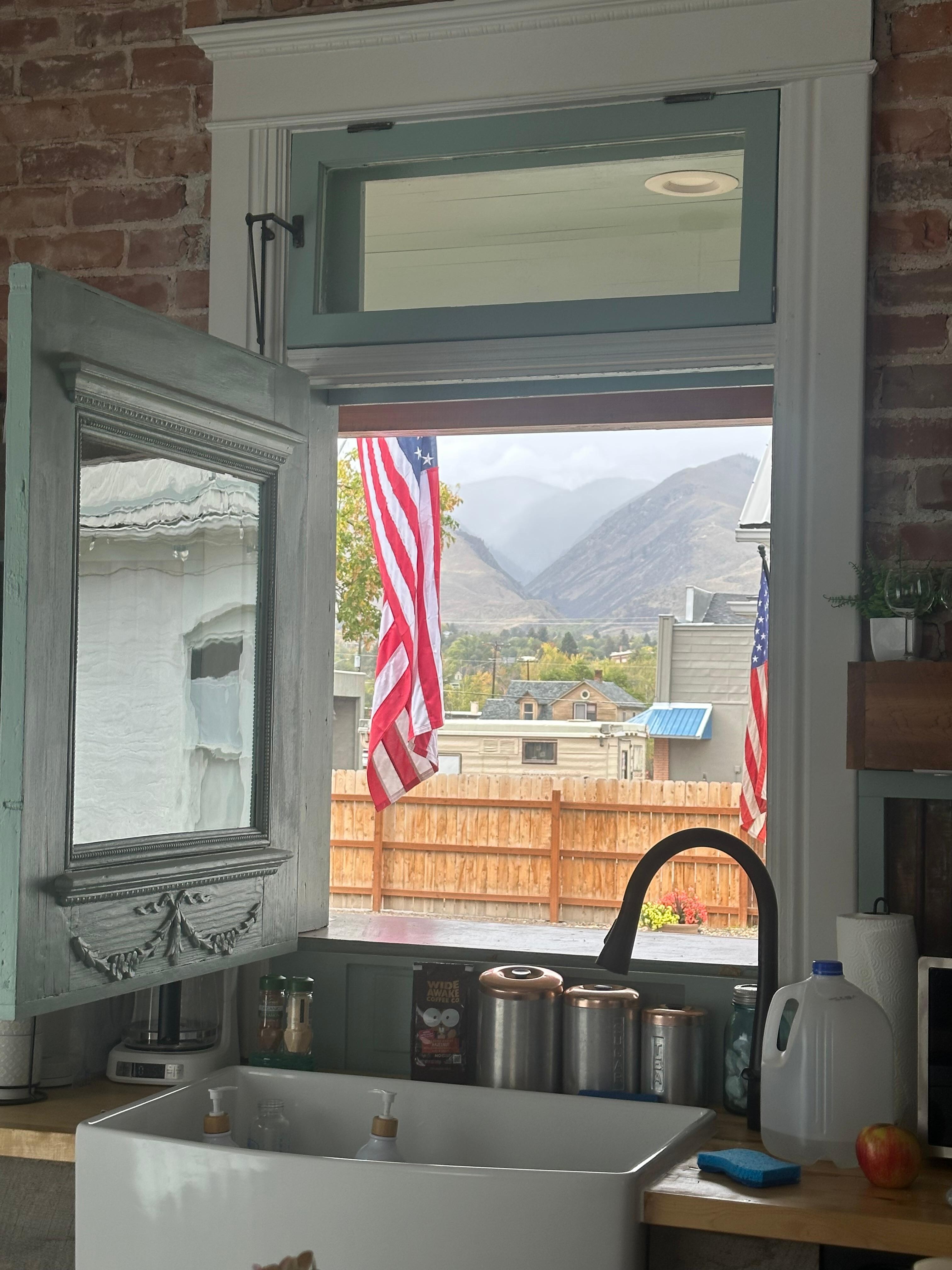 Great view of the mountains.