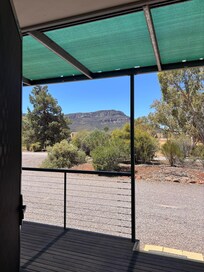 View from the front door of eco villas