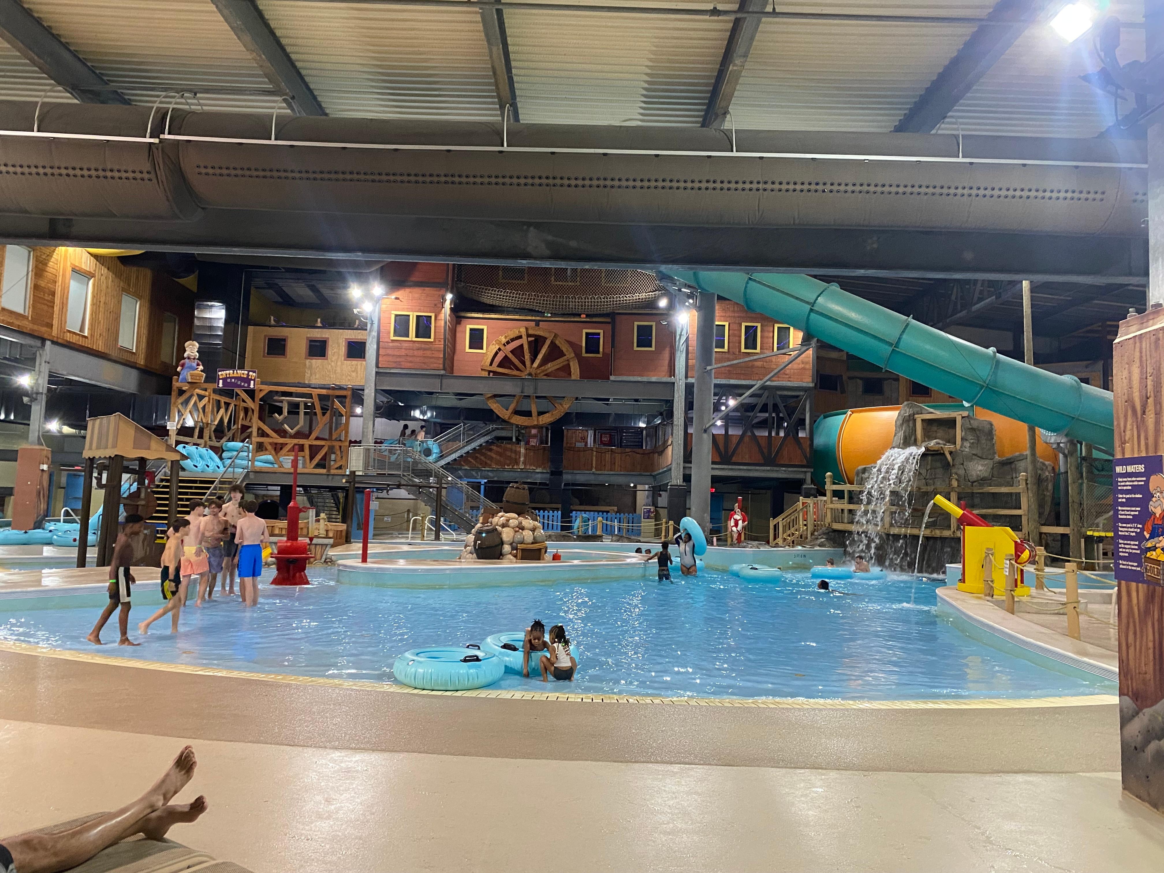 Waterpark a short drive away