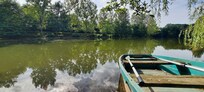 Looking across the lake