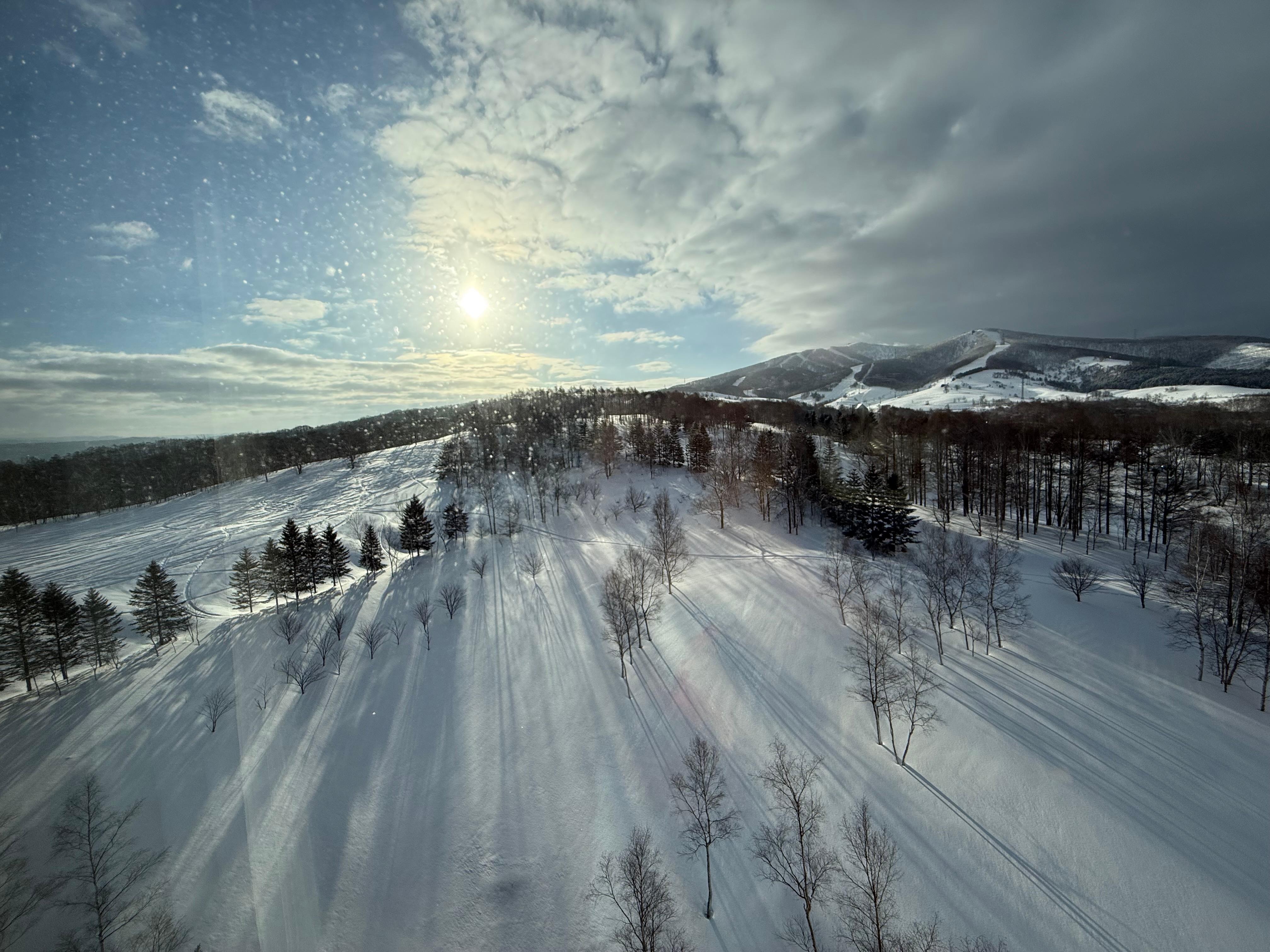 The view from the downstairs room 