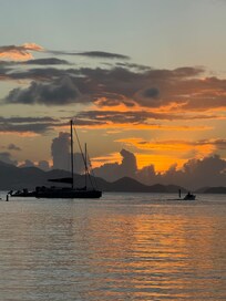 Sunset at Cruz Bay