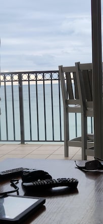 View from recliner in living room