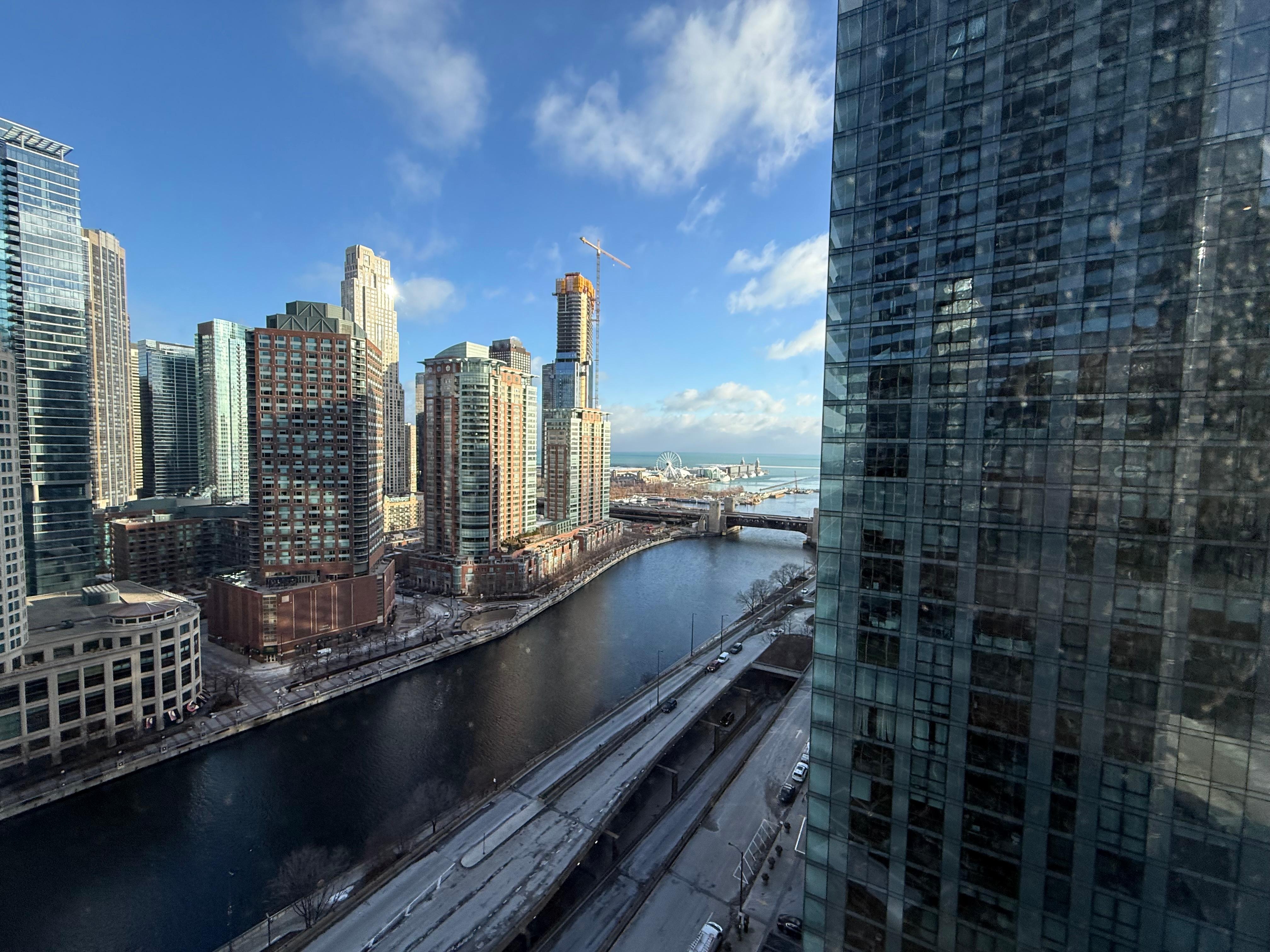 View from the 21st floor. 