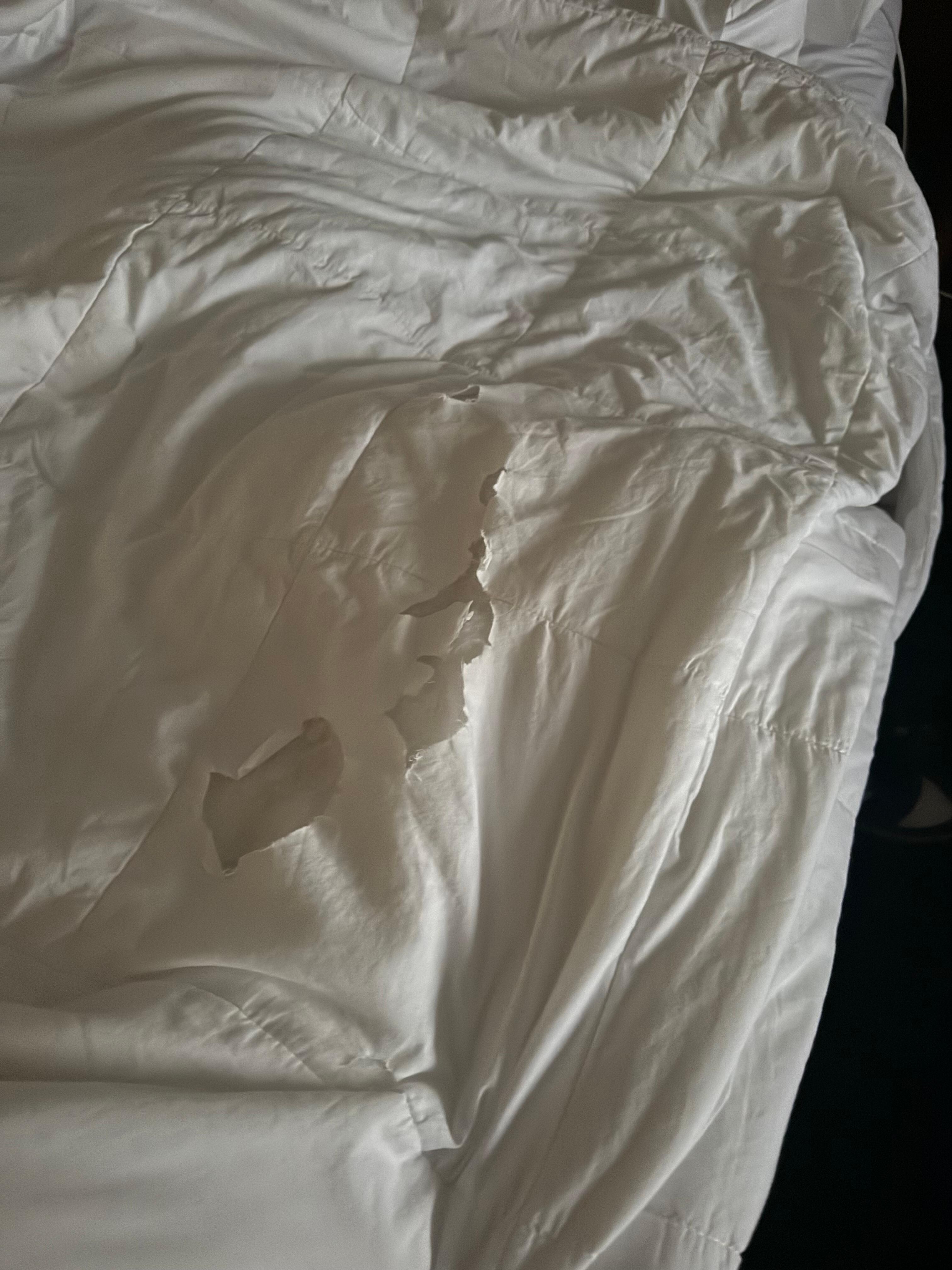 Holes in the blanket 