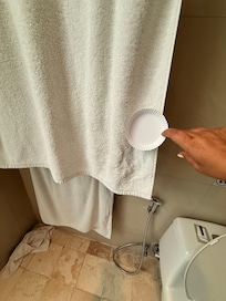 Dingy thin grey towels