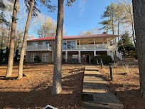 Back of the home. We spent a lot of time out on the balcony, even in the cold