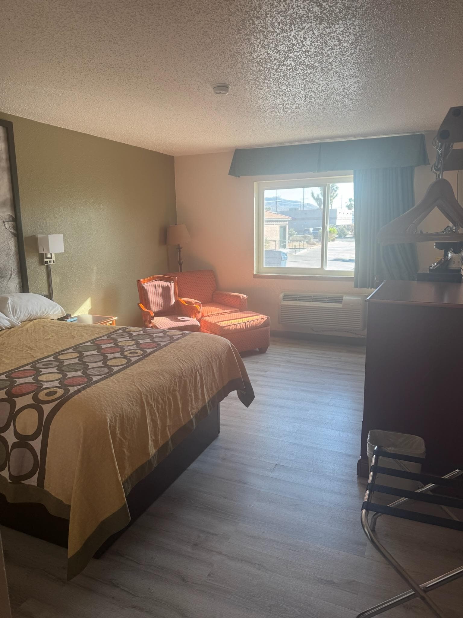 Room with bed