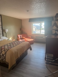 Room with bed