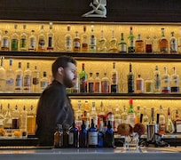 Galloway's Cocktail Lounge next door.