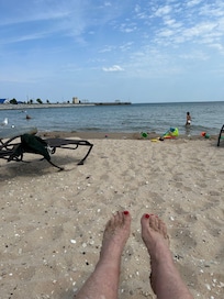 Water was beautiful. (Need some new chairs, though).