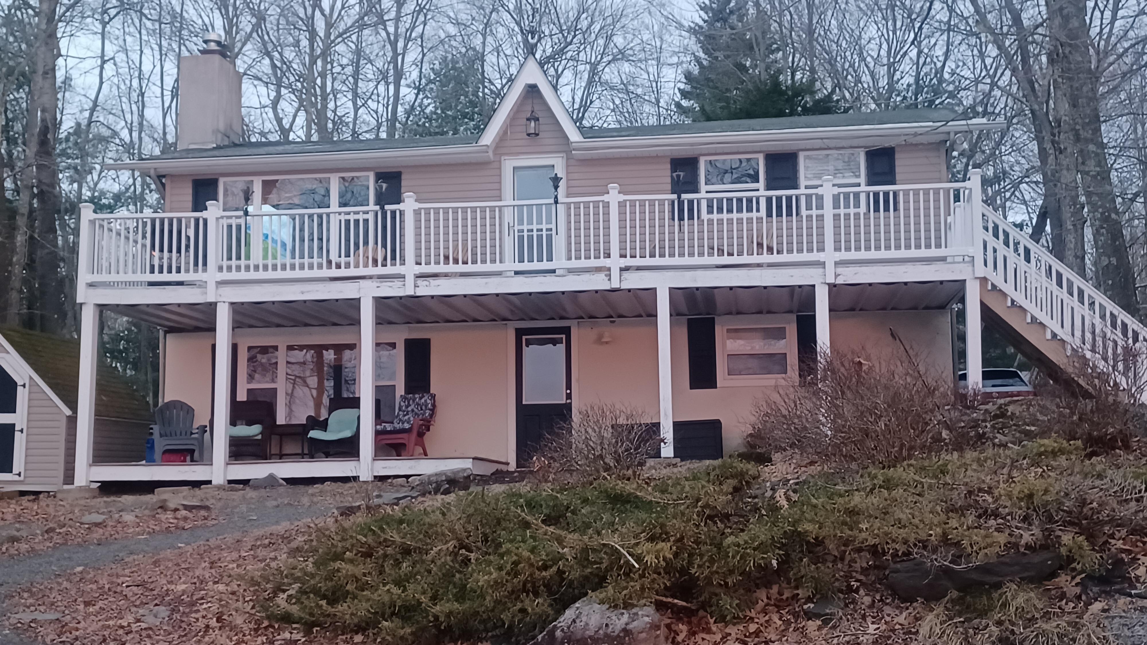 View of the house from the lake