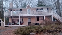 View of the house from the lake