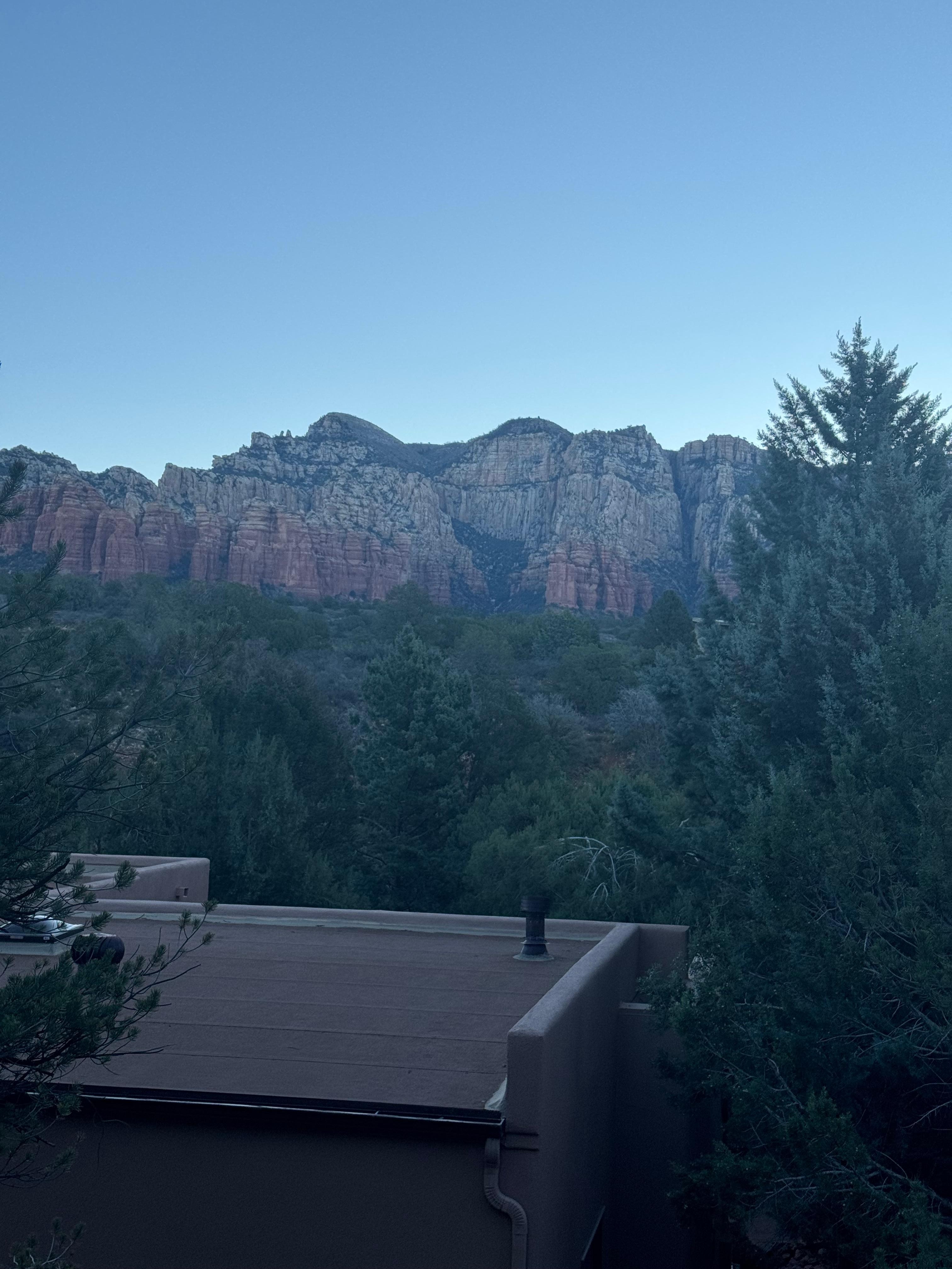 Views from the front windows