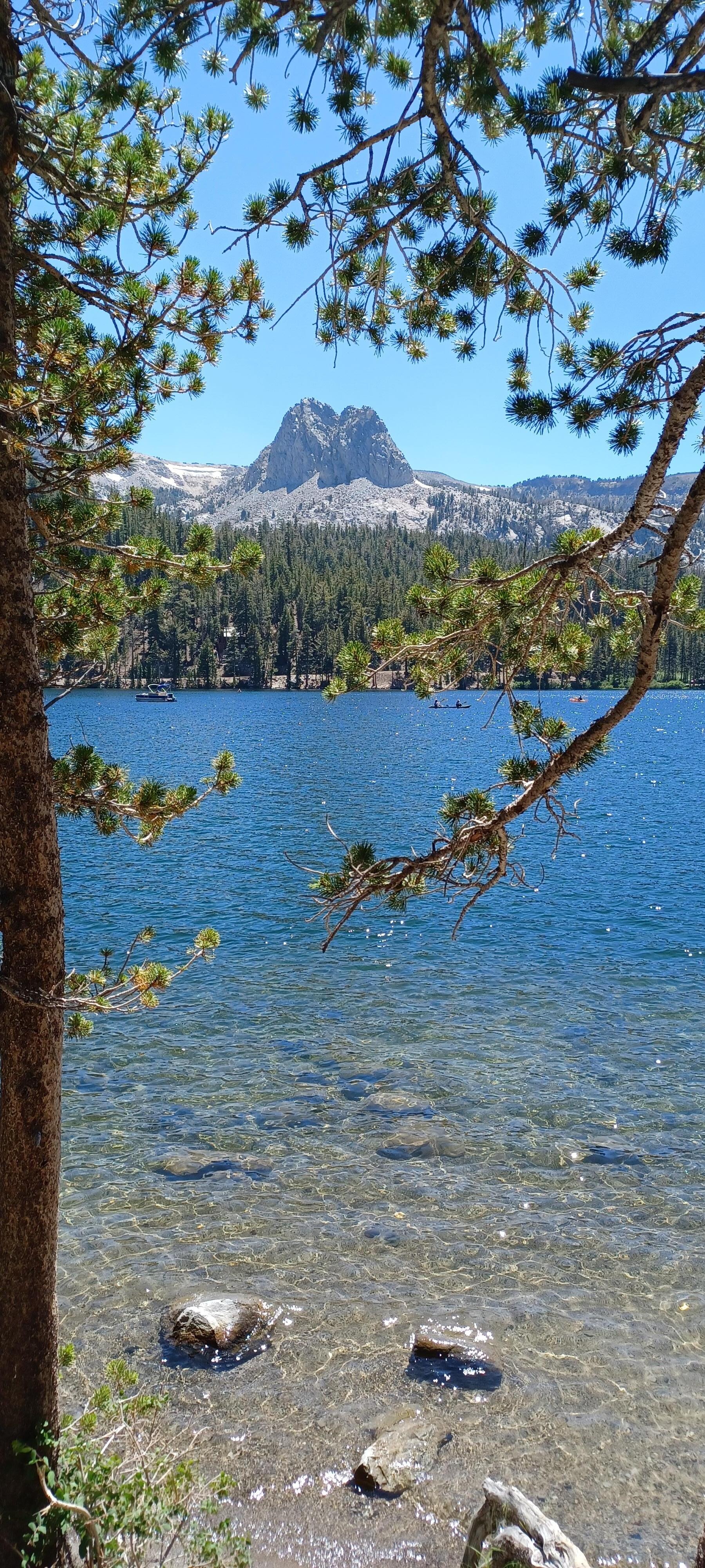 Nearby, Lake Mary.