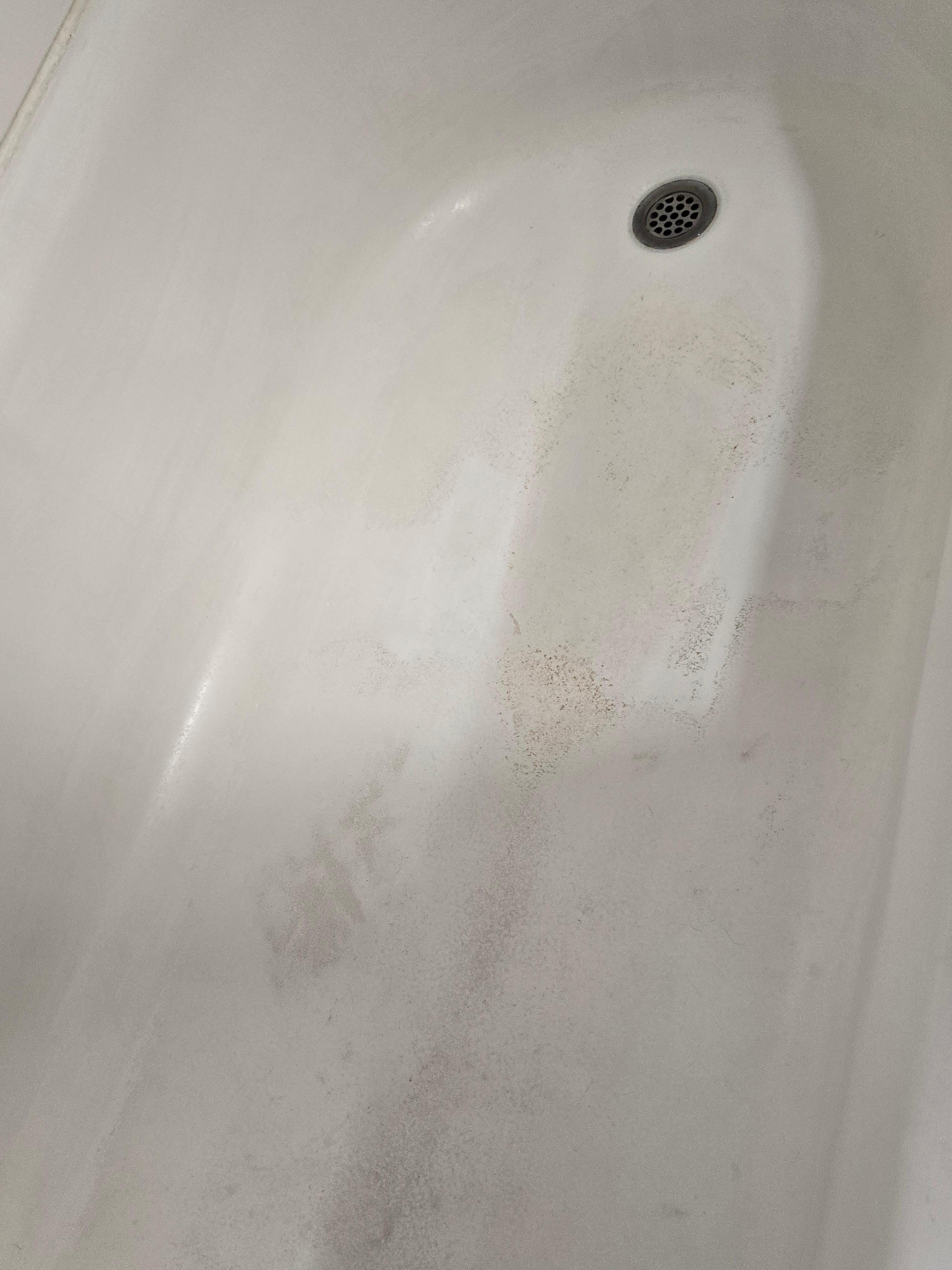 This was the bathtub...DISGUSTING. Over $200 to stay in this Dump on a Thursday night in Terre Haute Indiana. Haha. What a joke!! This hotel is trash