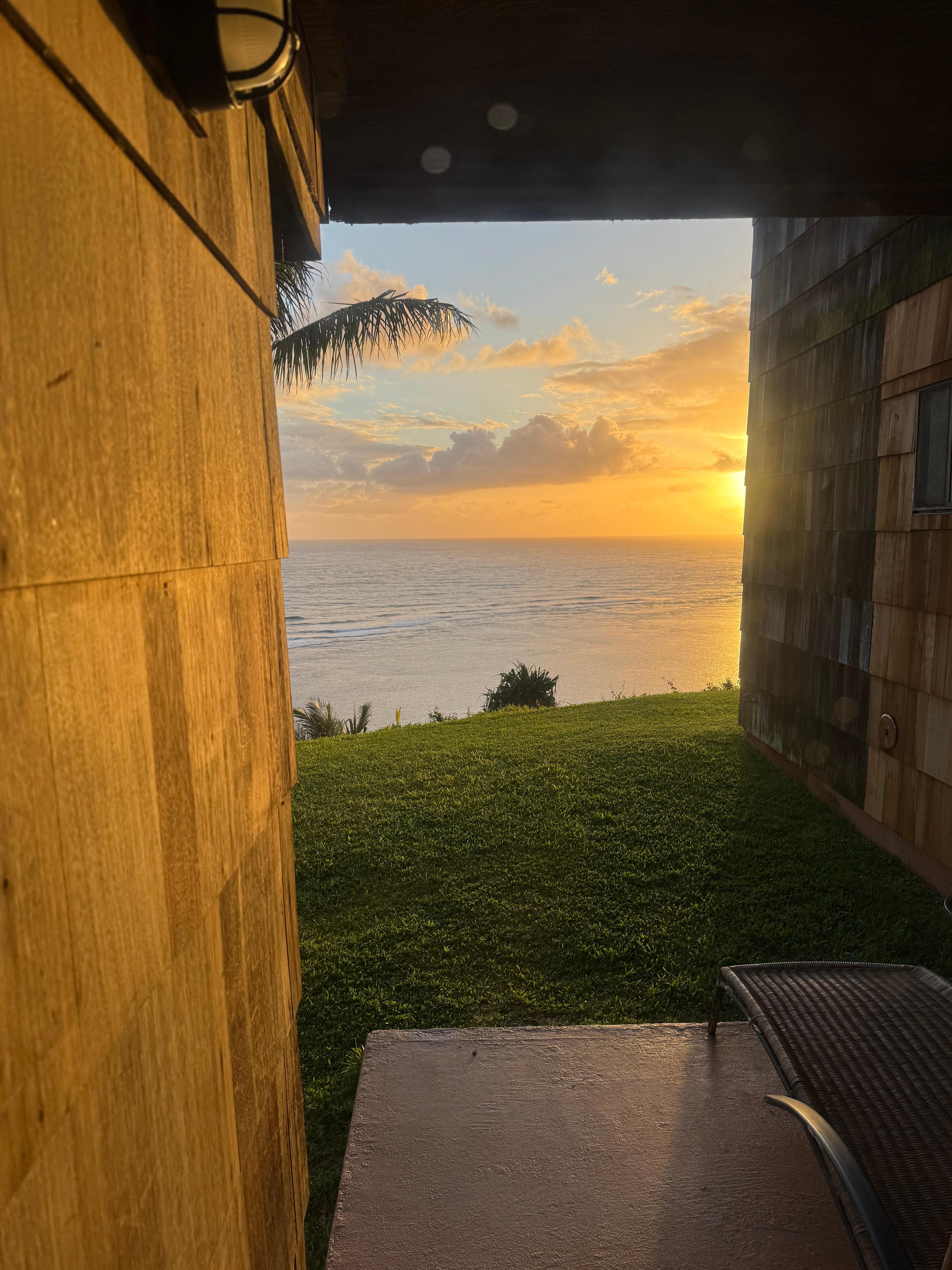 Sunrise from the Lanai 