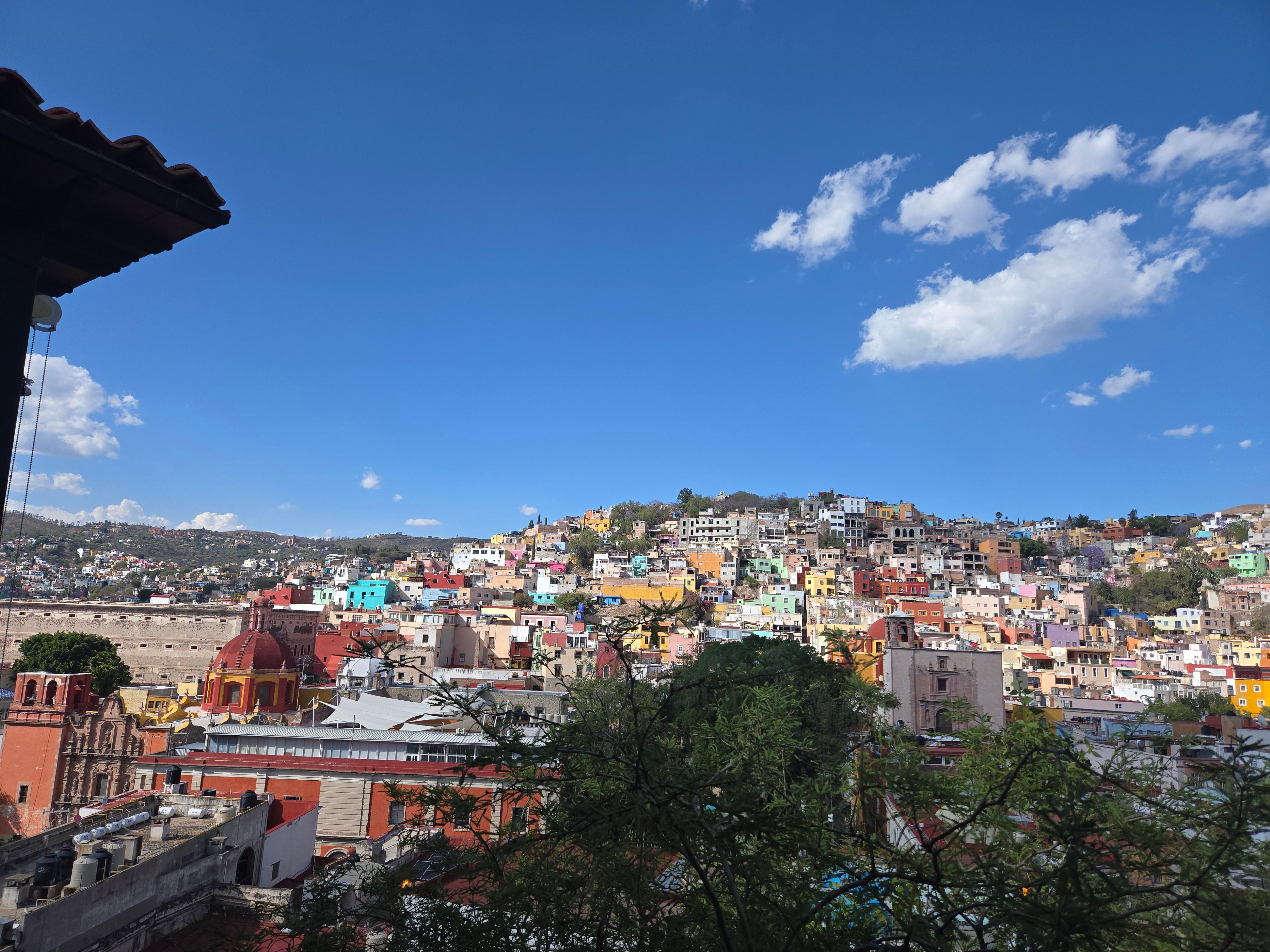 This a great photo from the thirt floor cafeteria 