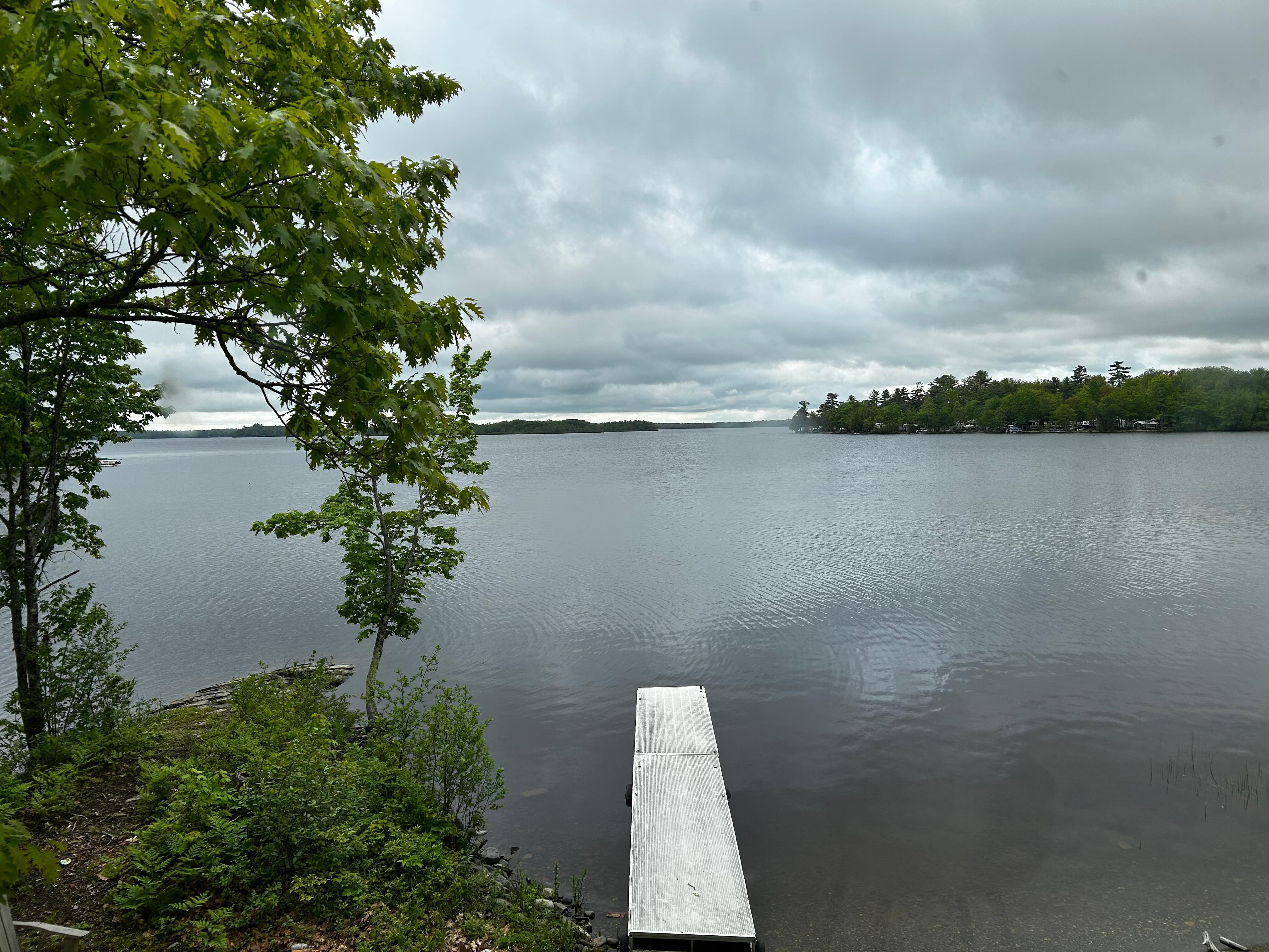 Quite sitting by the lake