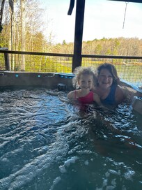 Hot tub enjoyment
