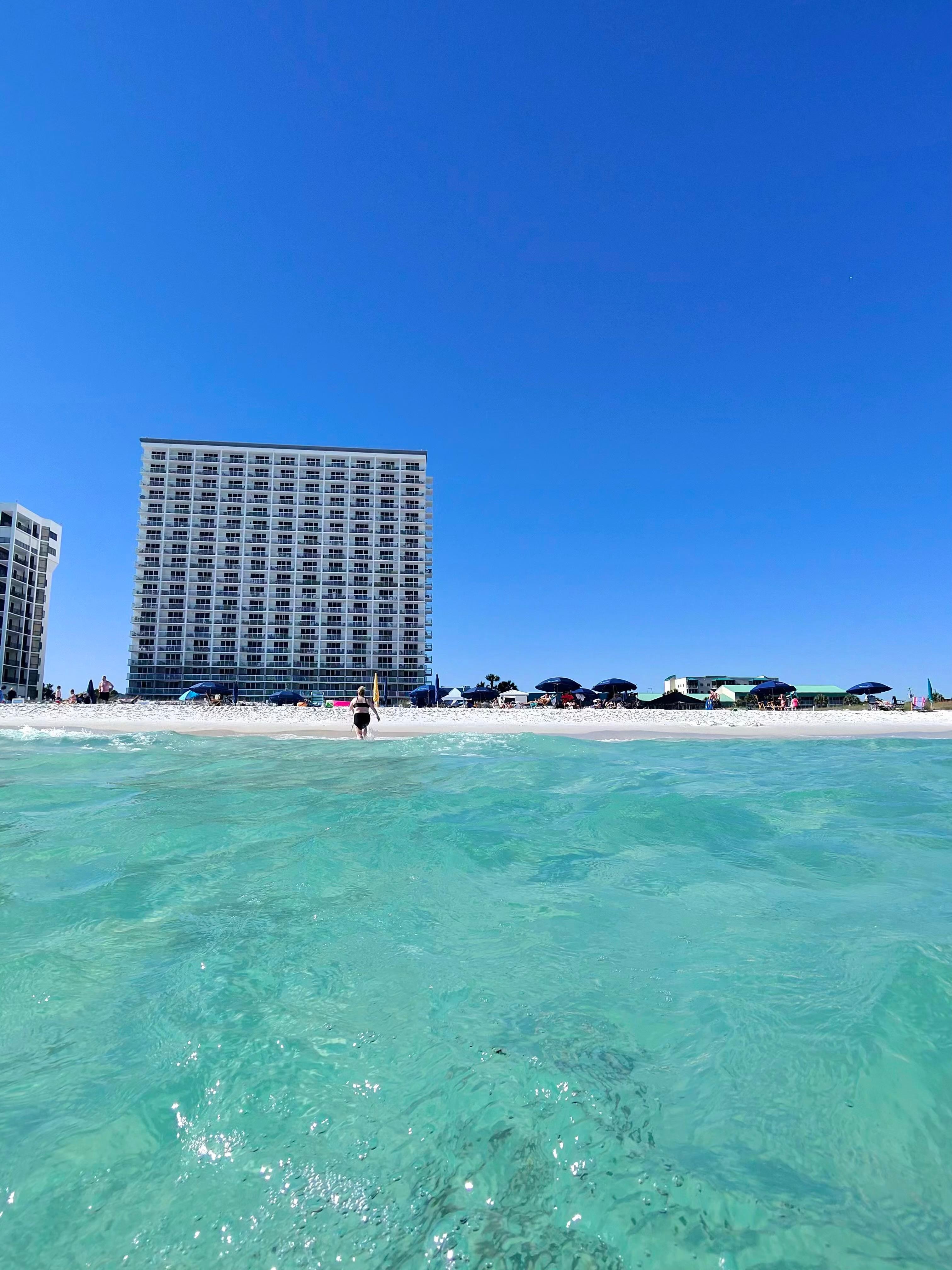 View from water to property 