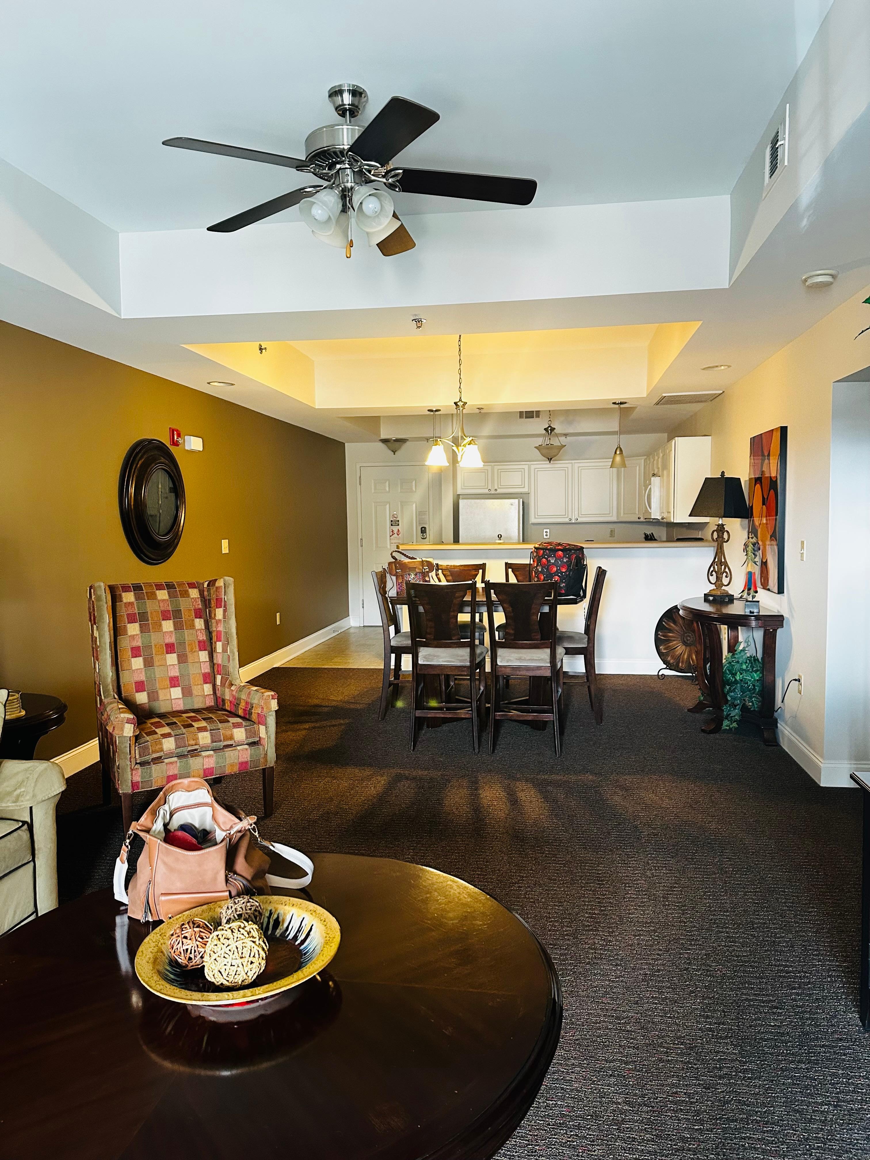 Living rom dining area open concept 