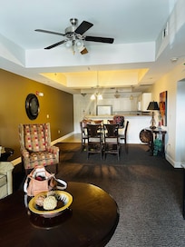 Living rom dining area open concept