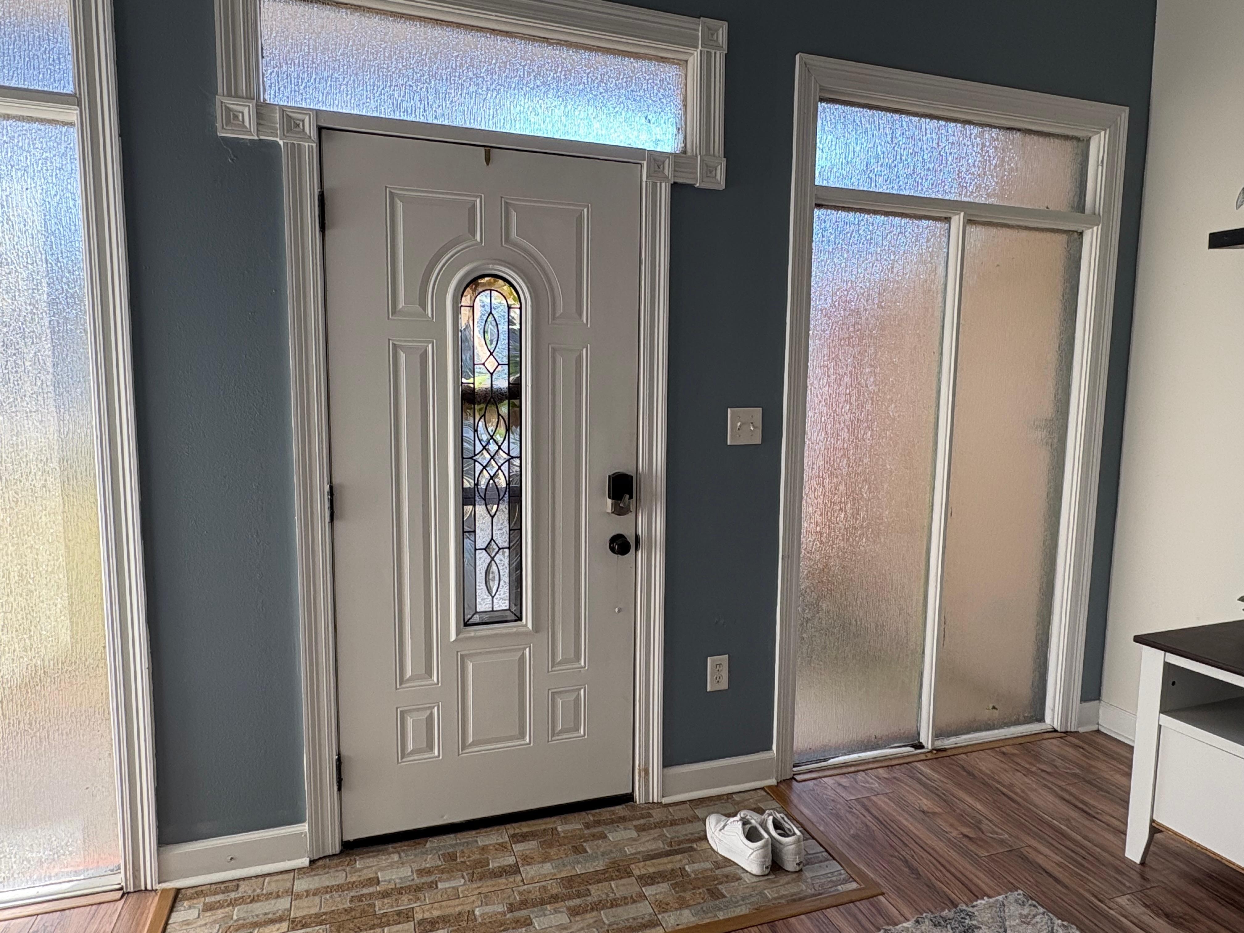 Front entrance door. 