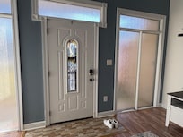 Front entrance door.