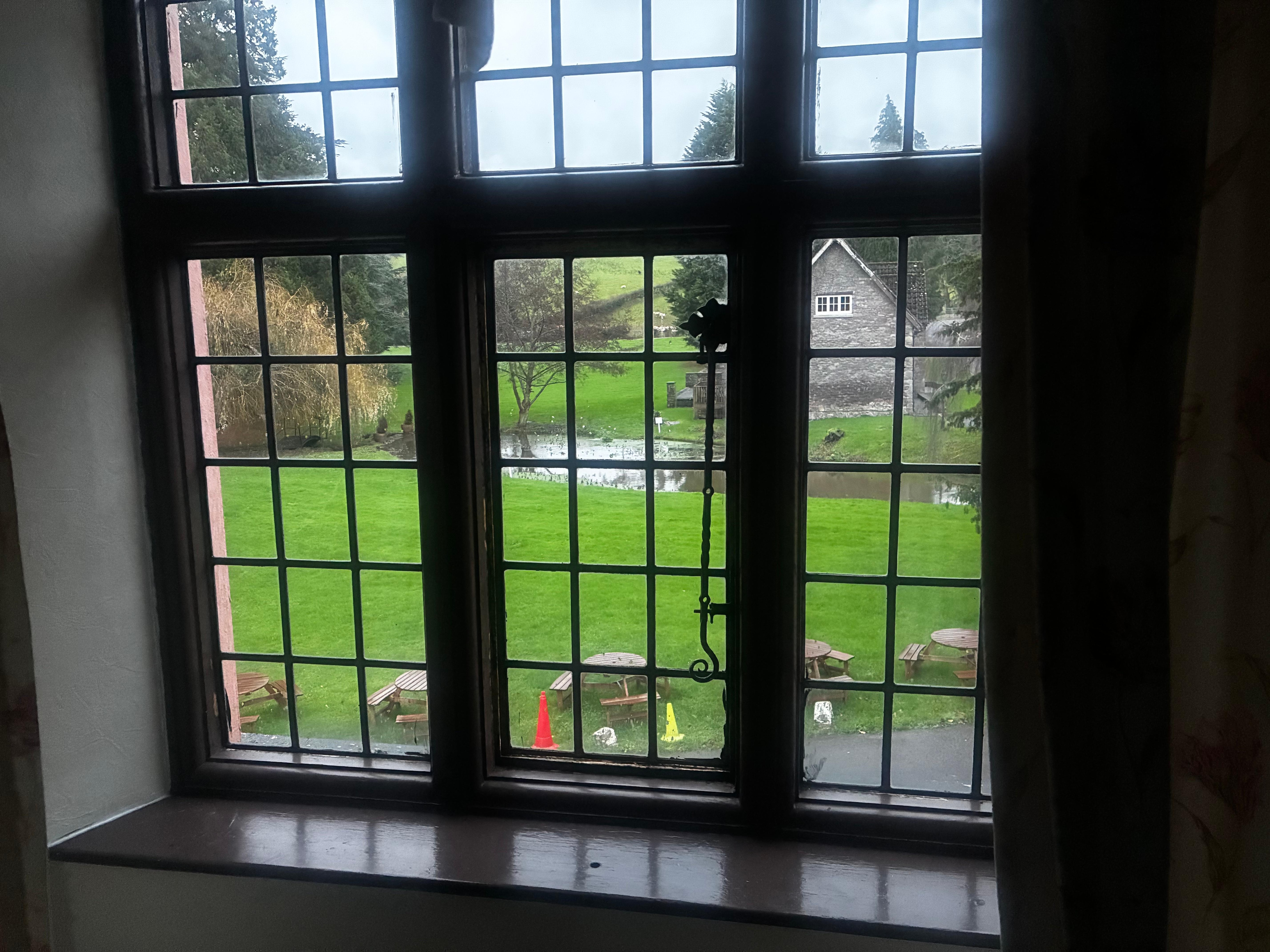 The windows had a "Wuthering Heights" vibe. Could have sworn I heard Cathy...