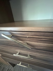 Broken handle on the dresser