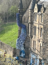 View from the window facing Grassmarket