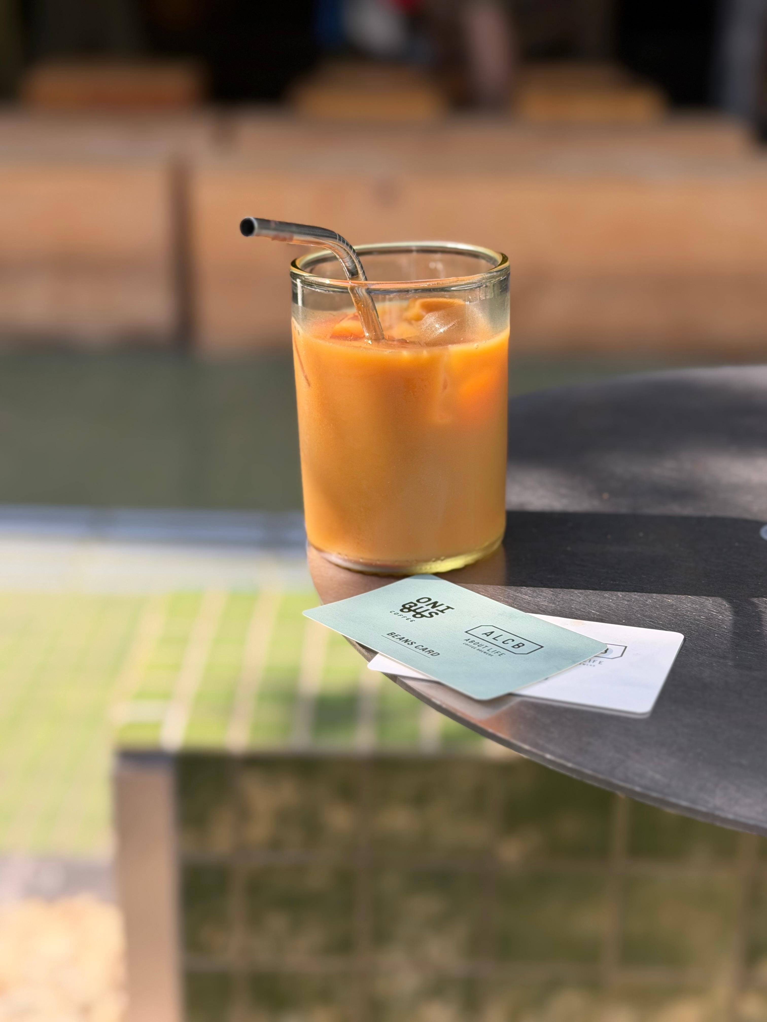Coffee from café attached to Hotel.
