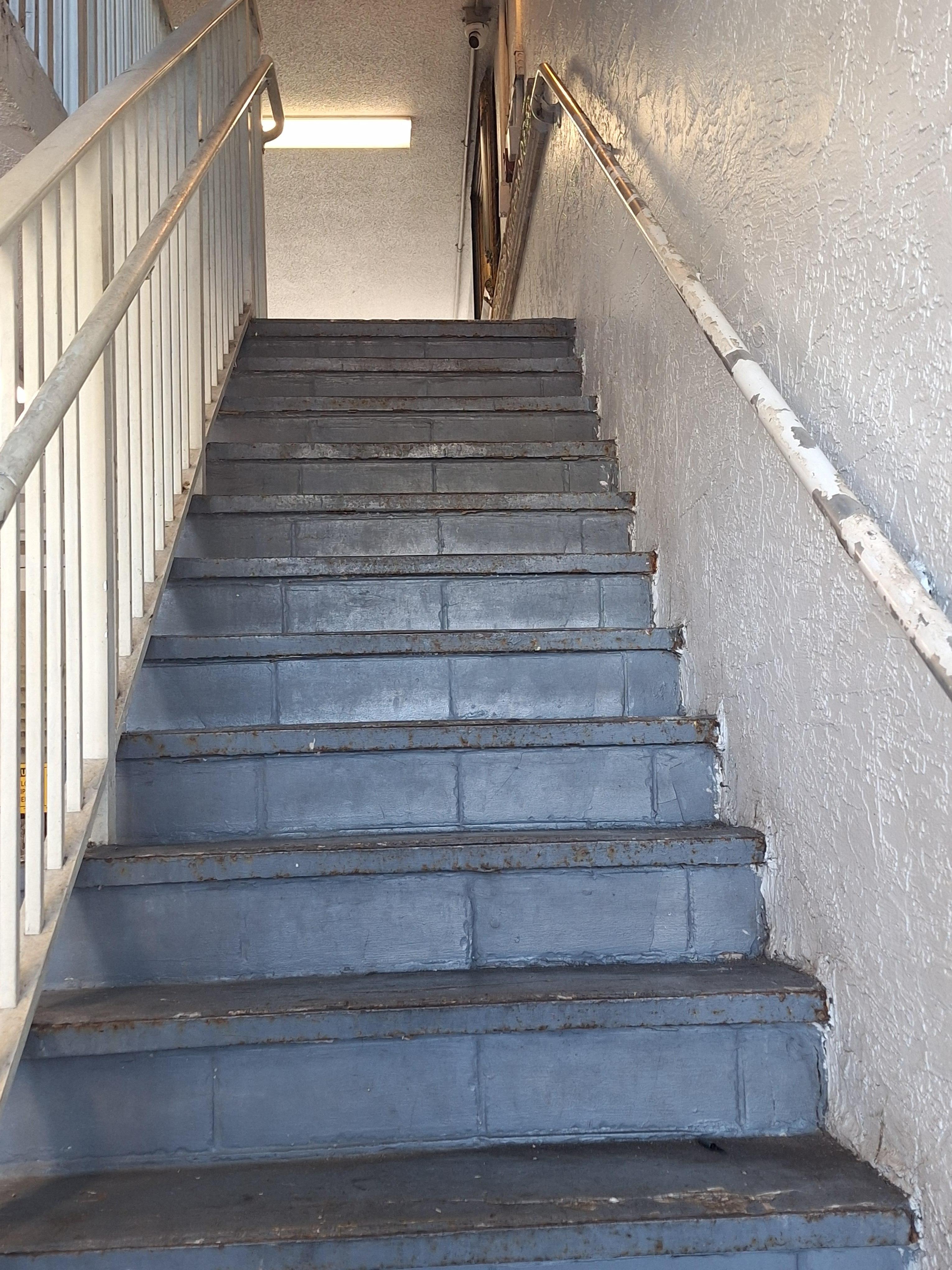 Stairs to the upper floors