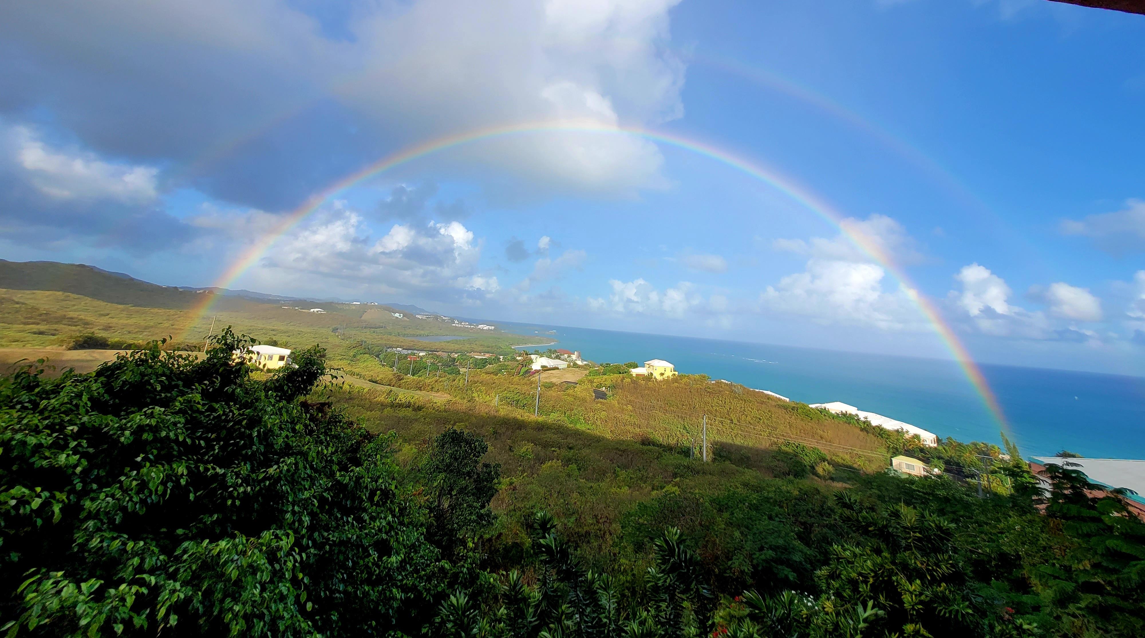 View from the balcony in the morning