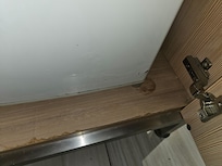 Inside the cabinet