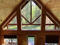 A beautiful cabin. Happy lives here.