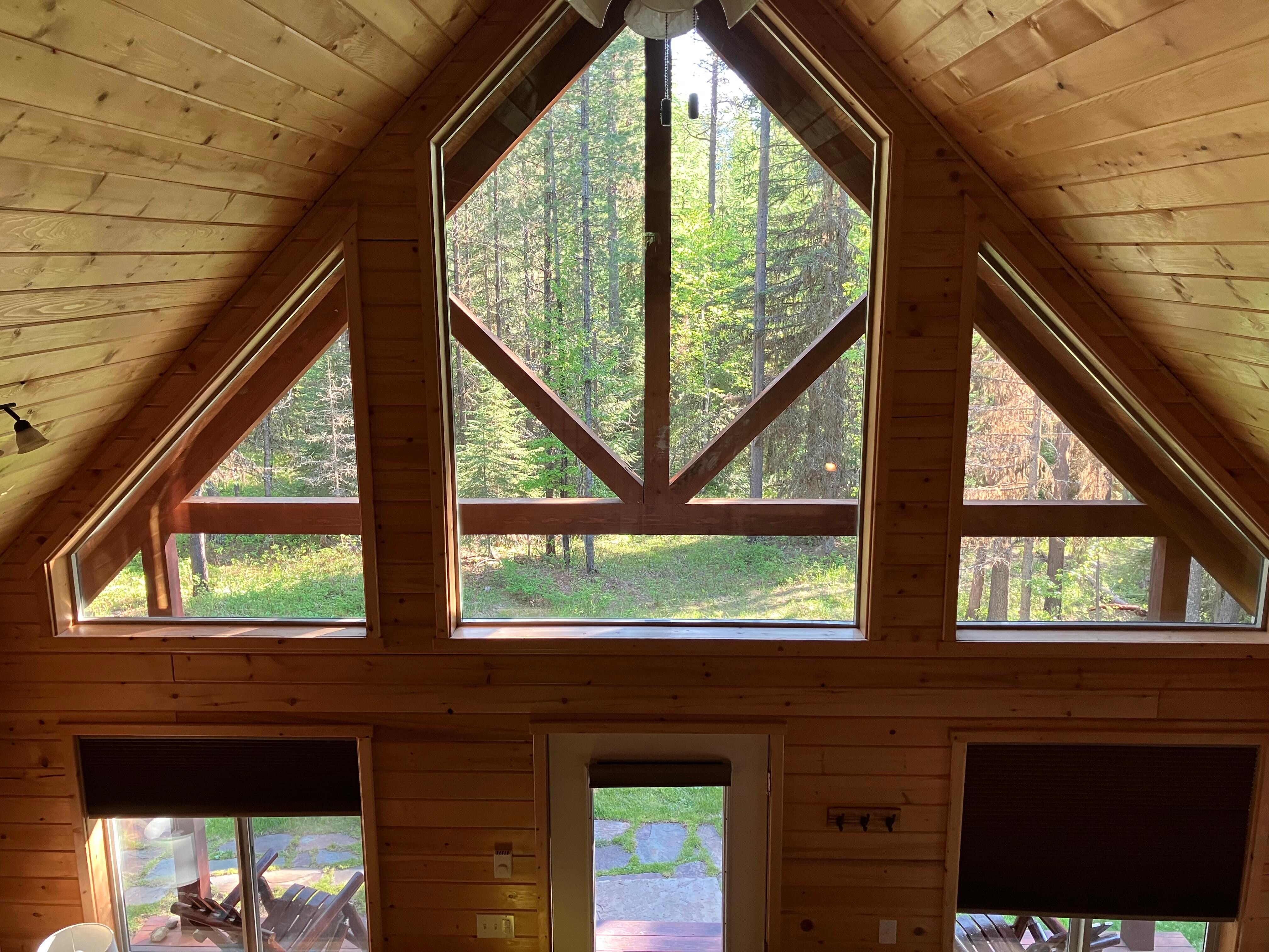 A beautiful cabin.  Happy lives here.  