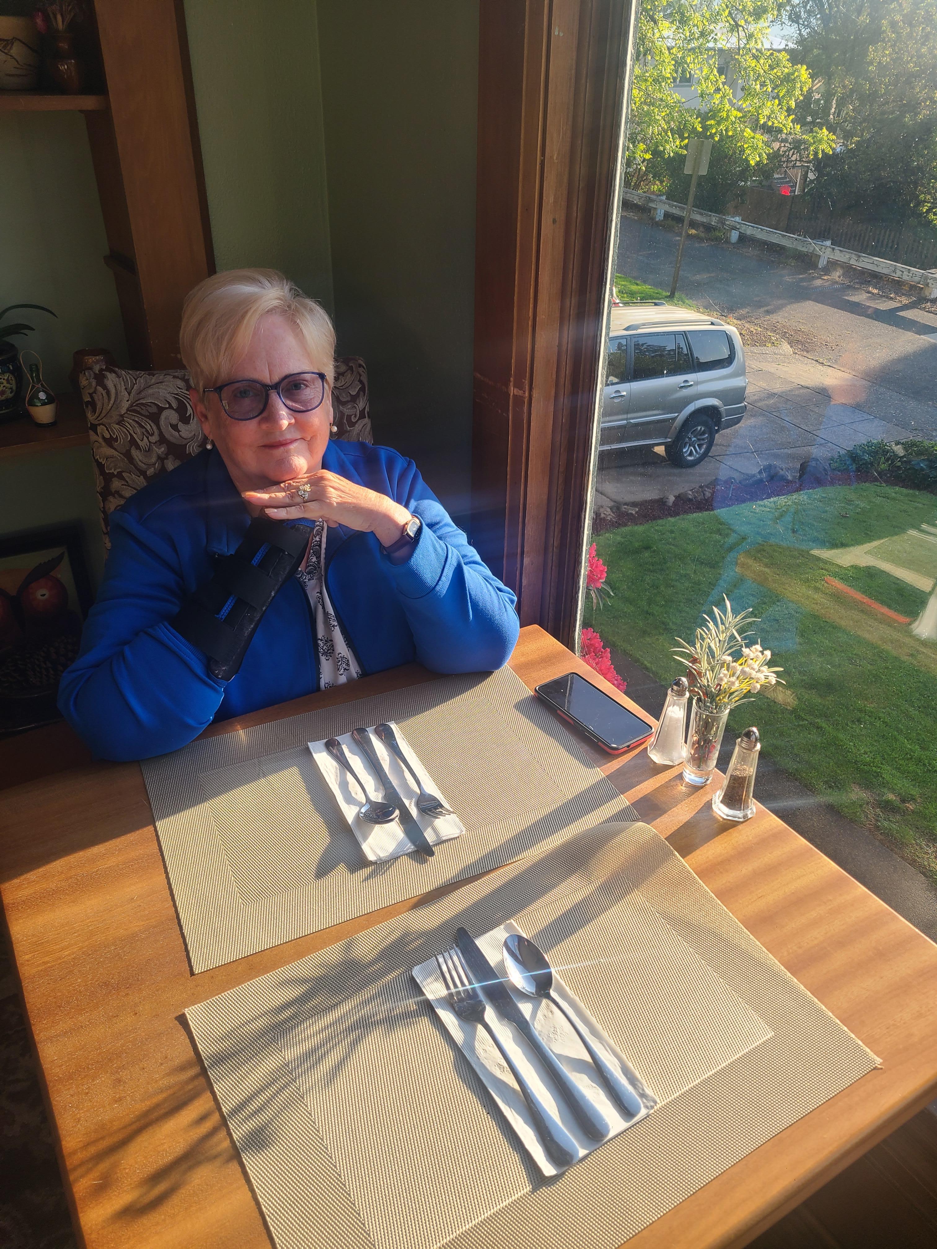 Sunny dinning area