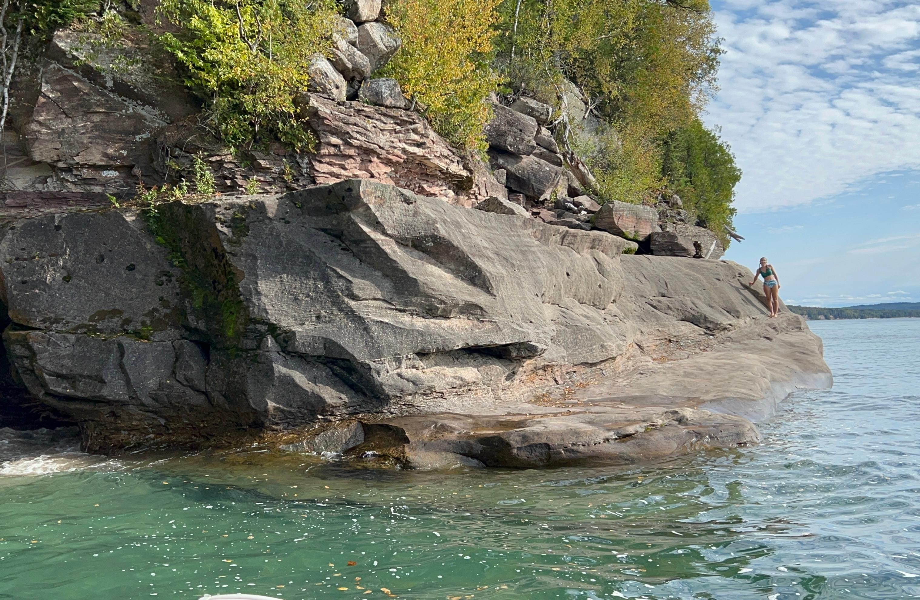 Pictured rocks tour.