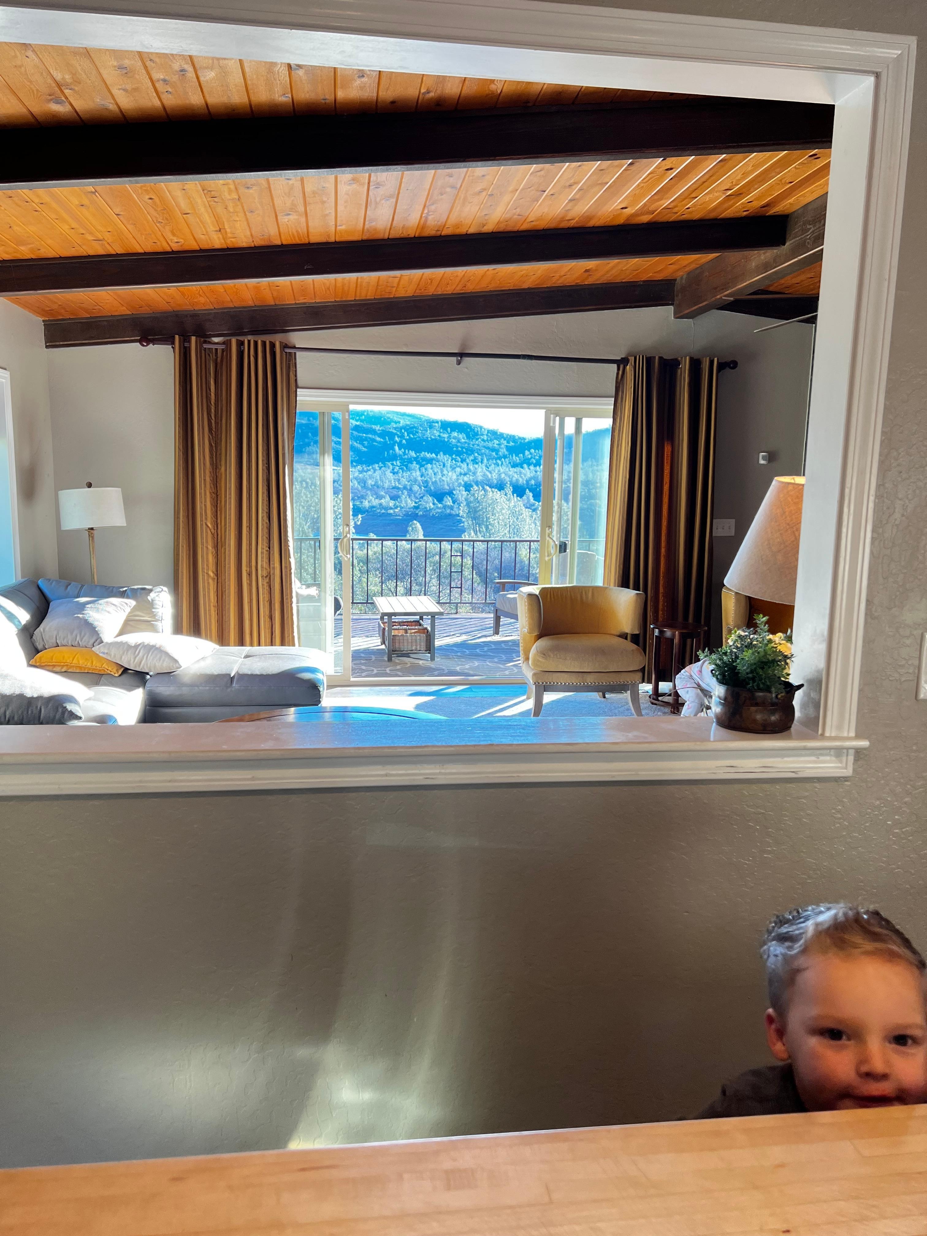 Bright and sunny morning light.