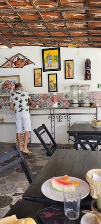 Área do café da manhã.