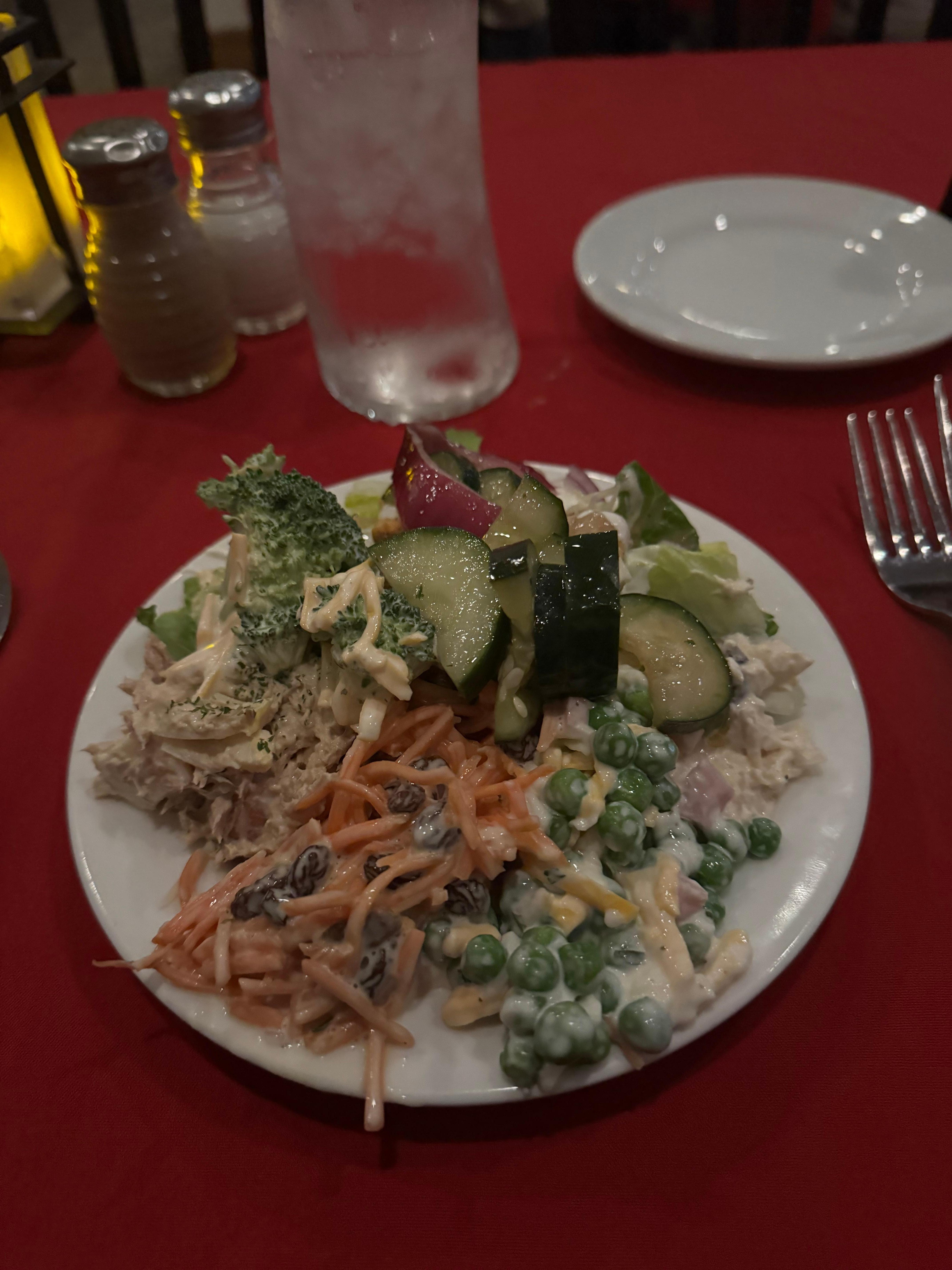 The salad bar is lovely!