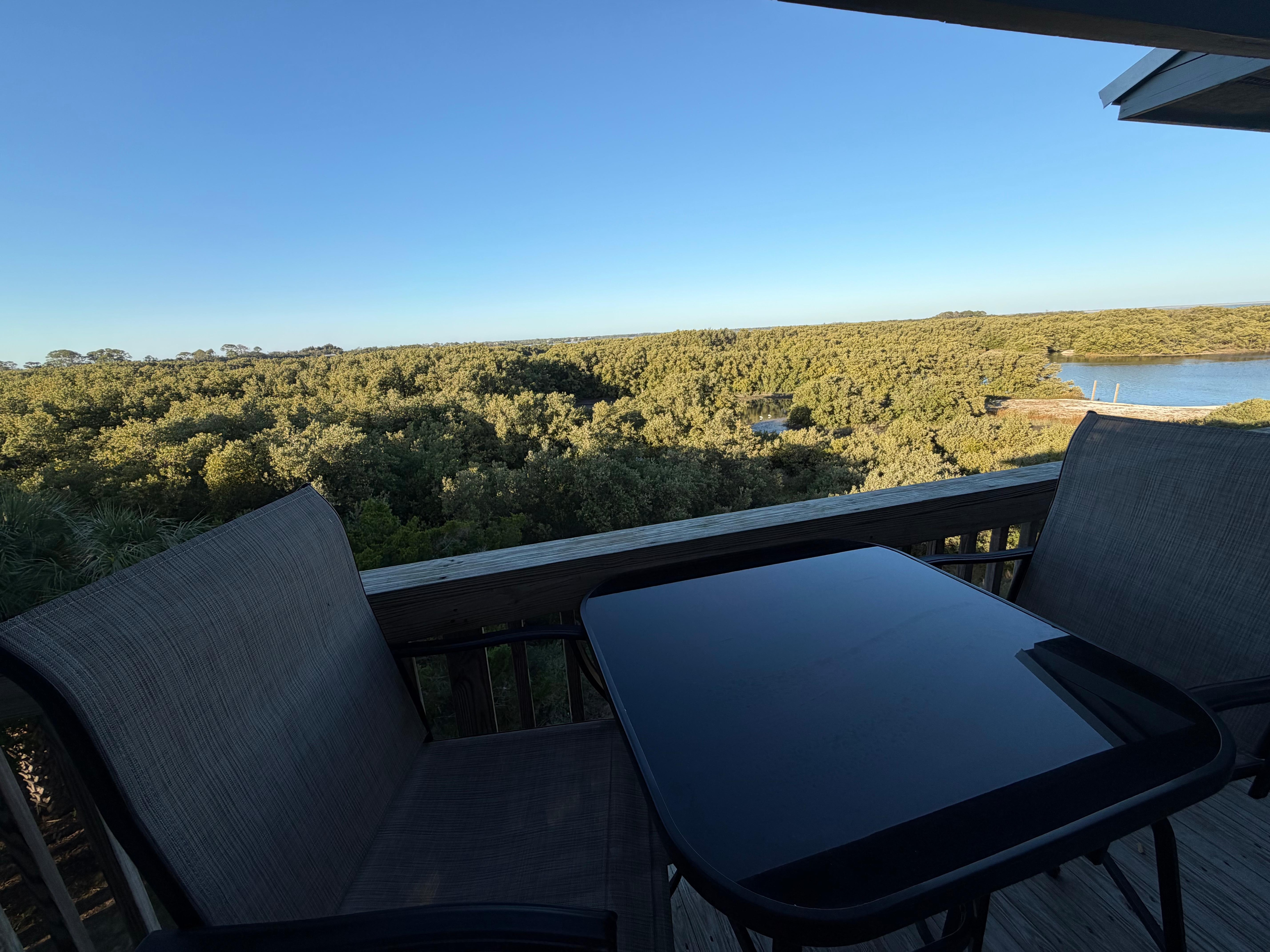 View from back patio