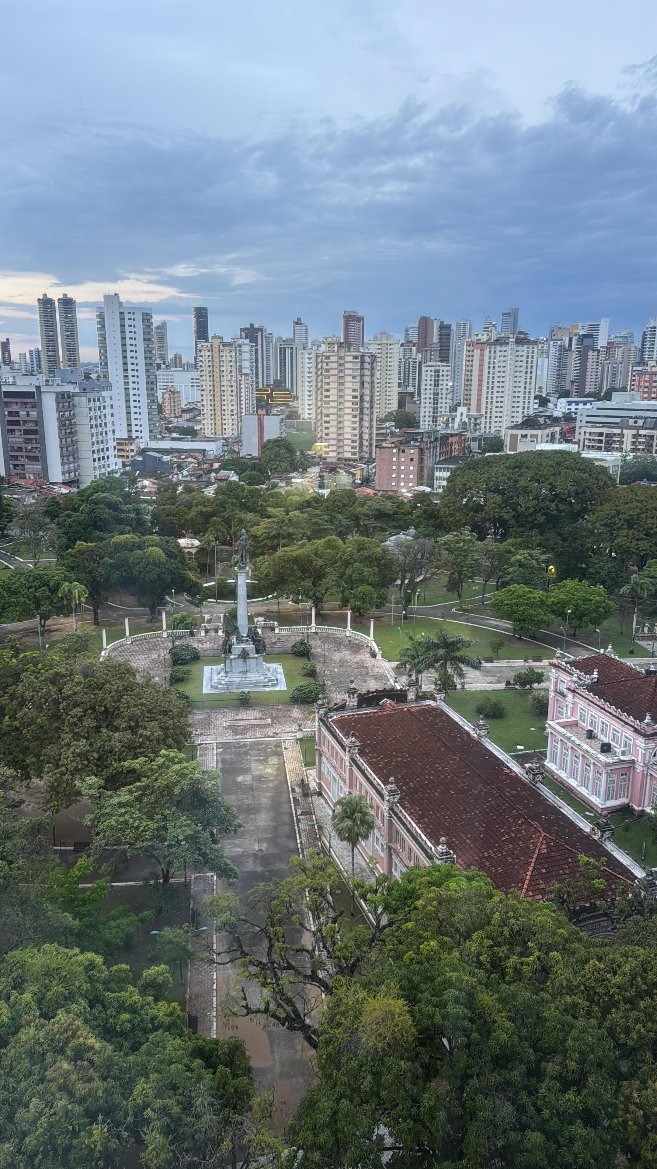 Vista do quarto 12º andar