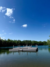 We didn’t swim as time didn’t permit, but I could just see us coming back one day to play in the lake and jump off this dock.