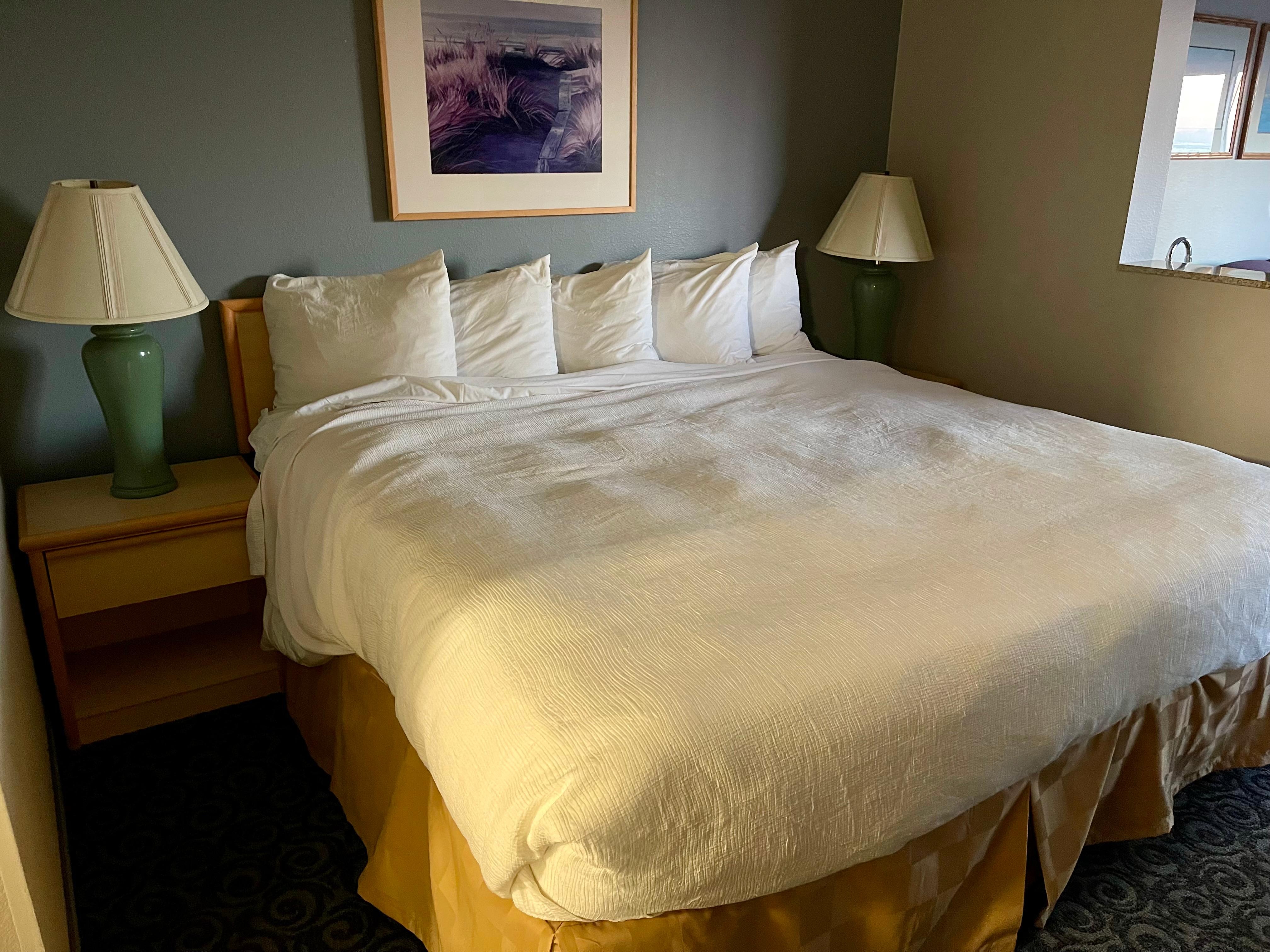 King sized bed